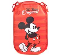 Disney Mickey Mouse - Cesto portabiancheria pop-up da 80 l, per vestiti o giocattoli