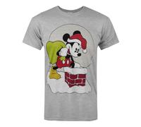 Disney Mickey Mouse Christmas Graphic Uomini Piccolo T-shirt a maniche corte
