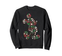 Disney Mickey Mouse Christmas Holiday Icon Filled Silhouette Felpa