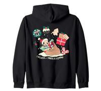Disney Mickey Mouse Christmas I Believe Santa is Coming Felpa con Cappuccio