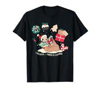 Disney Mickey Mouse Christmas I Believe Santa is Coming Maglietta