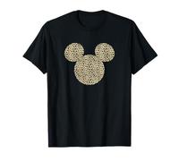 Disney Mickey Mouse Ears Animal Print Art Fill Maglietta
