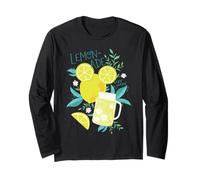 Disney Mickey Mouse Easy Peasy Lemonade Summer Vacation Maglia a Manica