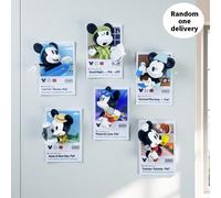 Disney Mickey Mouse Enjoy Life Series 3D Magnetic Mystery Box (Stile Casuale) - Espressioni carine e vivaci, attaccamento magnetico forte, materiale in resina di alta qualità Scatola singola ciecaABS