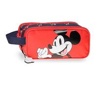 Disney Mickey Mouse Fashion Astuccio Tripla Multicolore 22x10x9 cm Microfibra, multicolore, Astuccio triplo