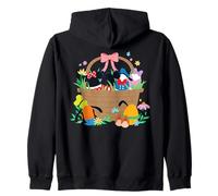 Disney Mickey Mouse & Friends Spring Easter Eggs Basket Felpa con Cappuccio