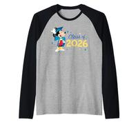 Disney Mickey Mouse Graduation Class of 2026 New Grad '26 Maglia con Maniche Raglan