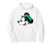 Disney Mickey Mouse Green Top Hat St. Patrick's Day Felpa con Cappuccio