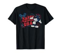 Disney Mickey Mouse Happy Birthday USA 4th of July 250th Maglietta