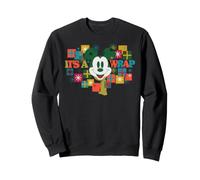 Disney Mickey Mouse Holiday Presents It's a Wrap Christmas Felpa