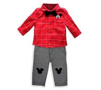Disney Mickey Mouse Holiday Shirt and Pant Set for Baby, Size 3-6 Months