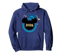 Disney Mickey Mouse Icon Blue Graduation Cap Class of 2026 Felpa con Cappuccio