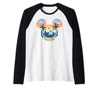 Disney Mickey Mouse Icon "Family Trip 2025" Summer Vacation Maglia con Maniche Raglan