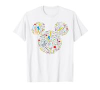 Disney Mickey Mouse Icon First 100 Days of School 100th Day Maglietta
