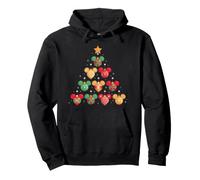 Disney Mickey Mouse Icon Ornaments Christmas Tree Holiday Felpa con Cappuccio
