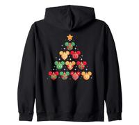 Disney Mickey Mouse Icon Ornaments Christmas Tree Holiday Felpa con Cappuccio