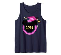 Disney Mickey Mouse Icon Pink Graduation Cap Class of 2026 Canotta