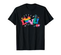 Disney Mickey Mouse Icon Pride Love Rainbow Doodles Maglietta