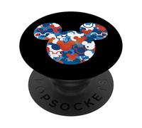 Disney Mickey Mouse Icon Red White Blue USA Camo Camouflage PopSockets PopGrip Adesivo