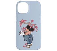 Disney Mickey Mouse in Kimono Cherry Blossoms Spring Sakura Custodia per iPhone 14