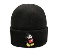 Disney Mickey Mouse Knit Light Winter Beanie Hat per Uomo, Nero, S/L
