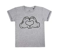 Disney Mickey Mouse Love Hands T - Shirt Bambine e Ragazze
