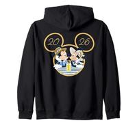 Disney Mickey Mouse & Minnie Mouse 2026 Cruise Line Vacation Felpa con Cappuccio