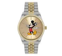 Disney Orologio Analogico al Quarzo Unisex Adulti con Cinturino in Acciaio Inossidabile MK8185