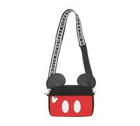 Disney Mickey Mouse Orecchie & Shorts Nero 7" Crossbody Bag