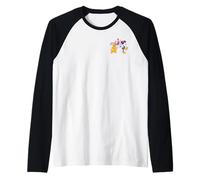 Disney Mickey Mouse & Pluto Summer Fruit Mix Ice Cream Maglia con Maniche Raglan