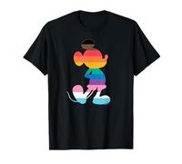 Disney Mickey Mouse Pride Inclusive Pose Rainbow Icon Fill Maglietta