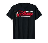 Disney Mickey Mouse Race Car Driver Racing Flag Logo 2026 Maglietta