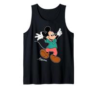 Disney Mickey Mouse Retro Character Hop Pose Trip Matching Canotta