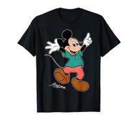 Disney Mickey Mouse Retro Character Hop Pose Trip Matching Maglietta