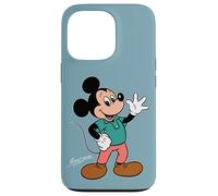 Disney Mickey Mouse Retro Character Wave Pose Trip Matching Custodia per iPhone 13 Pro