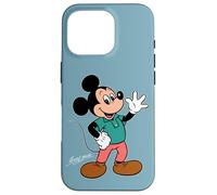 Disney Mickey Mouse Retro Character Wave Pose Trip Matching Custodia per iPhone 16 Pro