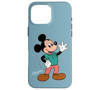 Disney Mickey Mouse Retro Character Wave Pose Trip Matching Custodia per iPhone 16 Pro Max