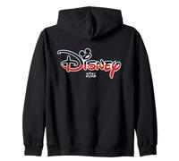 Disney Mickey Mouse Script Logo 2026 Vacation Trip Matching Felpa con Cappuccio