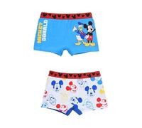 Disney Mickey Mouse Set 2 Boxer Bambino, Cotone, Topolino e Paperino Donald Duck (IT, età, 5 Anni, 6 Anni, Regular, Multicolore, Set 2)