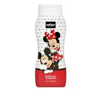 Disney Mickey Mouse, shampoo e bagnoschiuma 2 in 1 per bambini, 500 ml, gel doccia per bambini, naturale, vegano, senza parabeni, dermatologicamente testato | Lavaggio delicato e nutriente per bambini