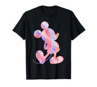 Disney Mickey Mouse Silhouette 90s Tie Dye Maglietta