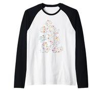 Disney Mickey Mouse Spring Into The Season Easter Silhouette Maglia con Maniche Raglan