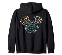 Disney Mickey Mouse Spring Into The Season Flower Icon Felpa con Cappuccio