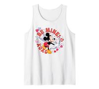 Disney Mickey Mouse Valentine's Day Cupid "Be Mine!" XOXO Canotta