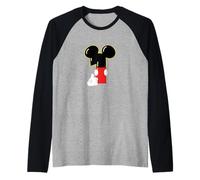 Disney Mickey Numbers "1" First 1st Birthday Party Gift Maglia con Maniche Raglan