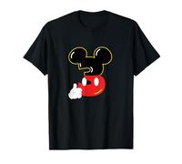 Disney Mickey Numbers "3" Third 3rd Birthday Party Gift Maglietta