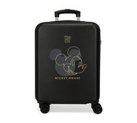 Disney Mickey Outline Life Trolley Da Cabina Abs 55cm 4 Ruote Nero