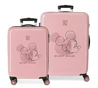 Disney Valigia A Rotelle Mickey Outline 55-68 Cm 104l 2 Unità