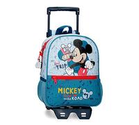 Disney Mickey Road Trip con auto blu 23x28x10 cm Poliestere 6,44L