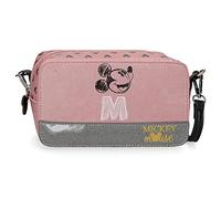 Disney Mickey The Blogger Tracolla Rosa 19,5x11,5x7,5 cms PVC e poliestere